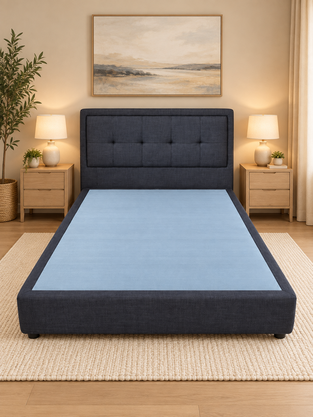 Mirage Upholstered Bedhead & Base