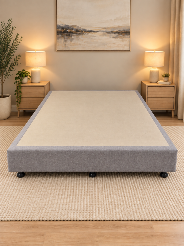 Cement Upholstered Timber Bed Base