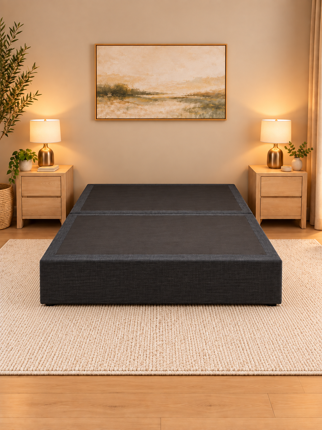 Metro 4-Drawer Upholstered Bed Base - Image 3